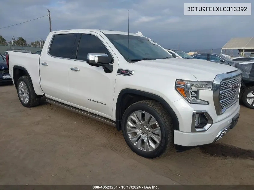 2020 GMC Sierra 1500 4Wd Short Box Denali VIN: 3GTU9FELXLG313392 Lot: 40523231