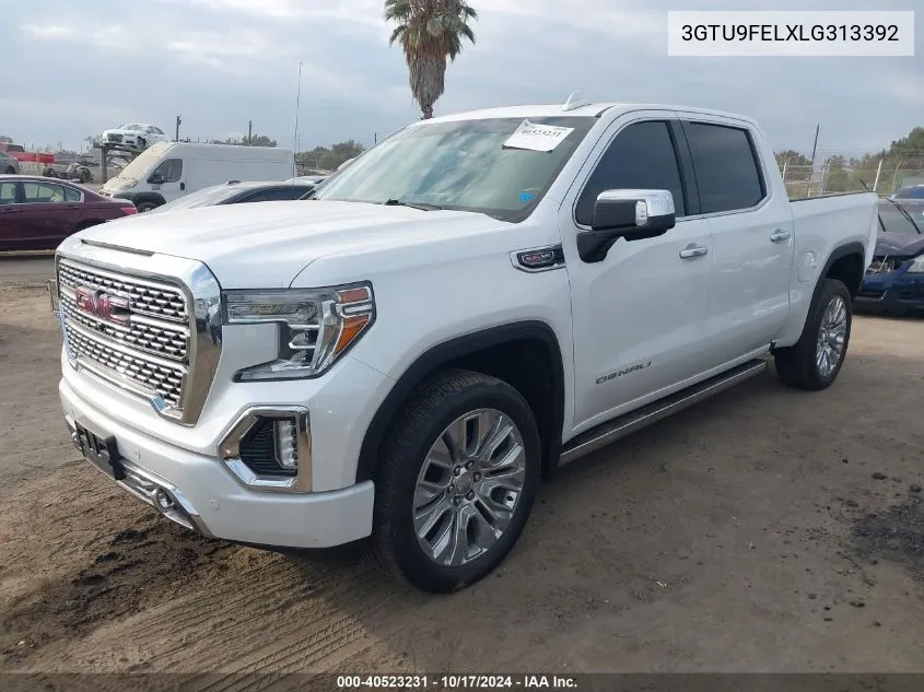 2020 GMC Sierra 1500 4Wd Short Box Denali VIN: 3GTU9FELXLG313392 Lot: 40523231