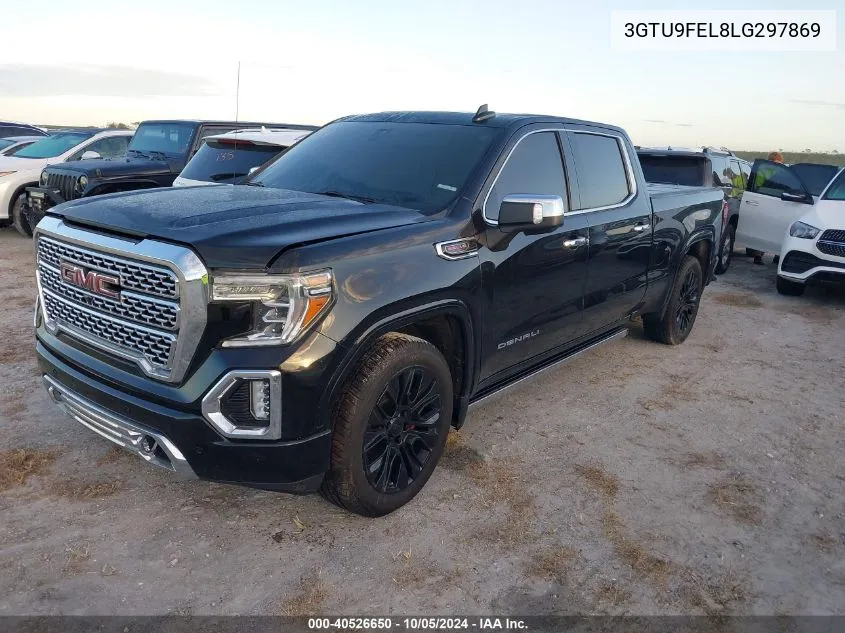 2020 GMC Sierra 1500 K1500 Denali VIN: 3GTU9FEL8LG297869 Lot: 40526650