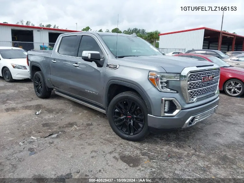 2020 GMC Sierra K1500 Denali VIN: 1GTU9FEL7LZ165153 Lot: 40529437