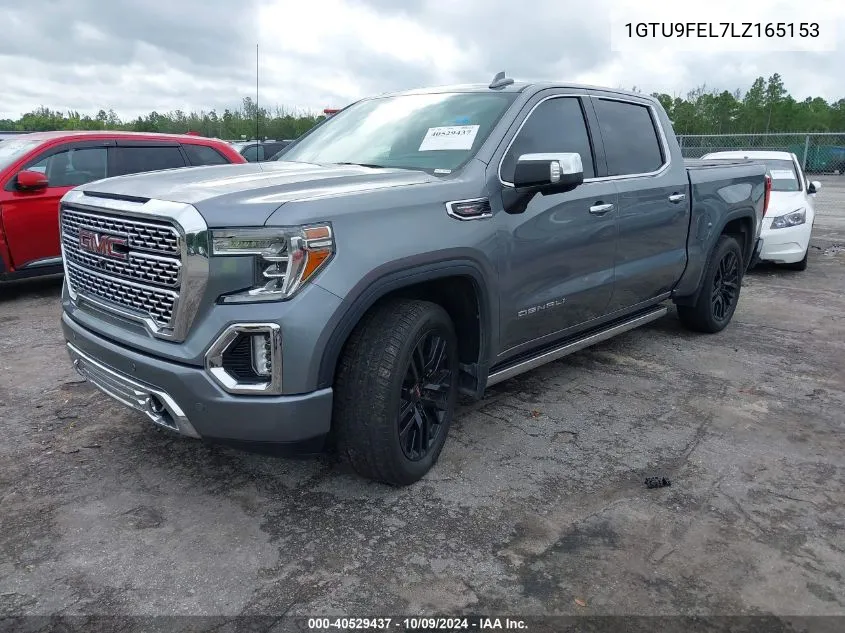 2020 GMC Sierra K1500 Denali VIN: 1GTU9FEL7LZ165153 Lot: 40529437