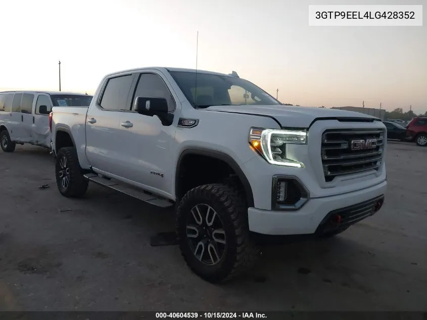 2020 GMC Sierra 1500 4Wd Short Box At4 VIN: 3GTP9EEL4LG428352 Lot: 40604539