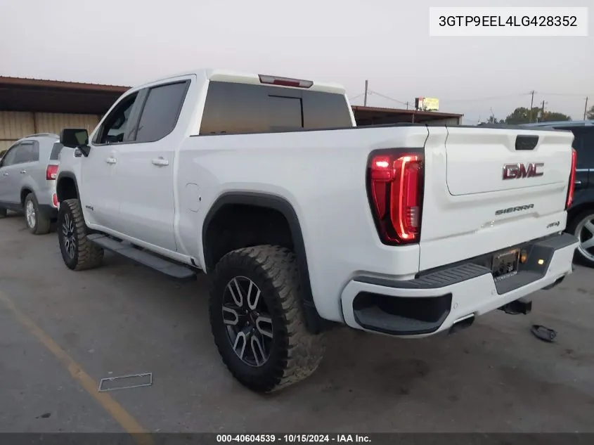 2020 GMC Sierra 1500 4Wd Short Box At4 VIN: 3GTP9EEL4LG428352 Lot: 40604539