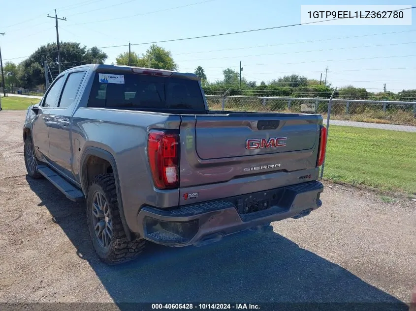 2020 GMC Sierra 1500 4Wd Short Box At4 VIN: 1GTP9EEL1LZ362780 Lot: 40605428