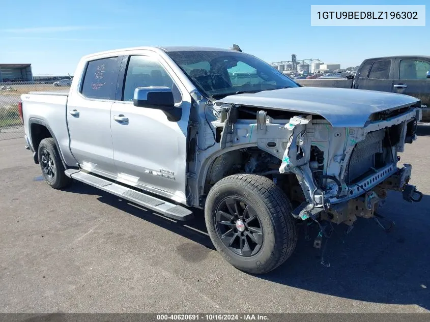 2020 GMC Sierra 1500 4Wd Short Box Sle/4Wd Standard Box Sle VIN: 1GTU9BED8LZ196302 Lot: 40620691