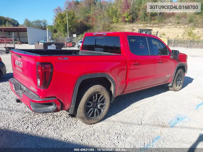 2020 GMC Sierra 1500 4Wd Short Box Elevation VIN: 3GTU9CED4LG168700 Lot: 40621395