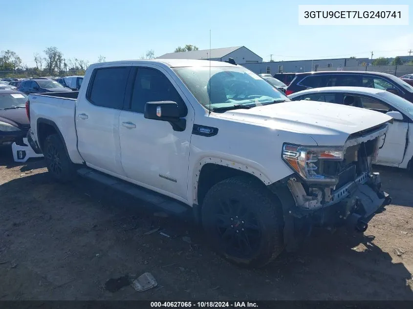 3GTU9CET7LG240741 2020 GMC Sierra 1500 4Wd Short Box Elevation