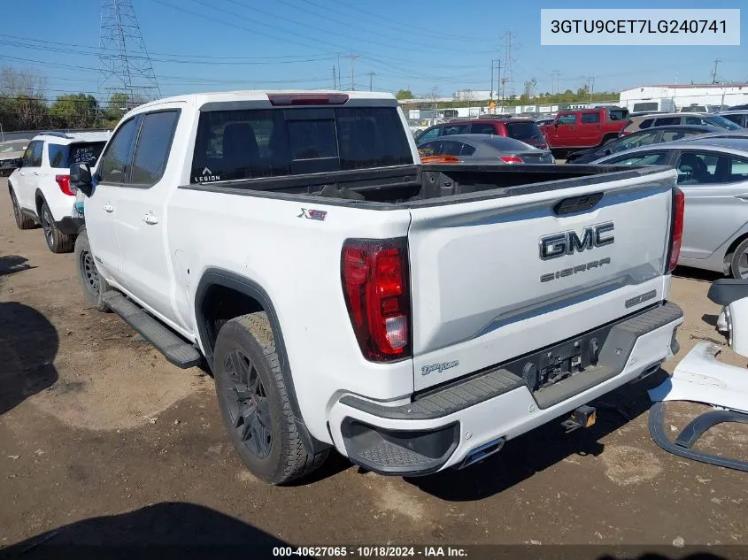 3GTU9CET7LG240741 2020 GMC Sierra 1500 4Wd Short Box Elevation