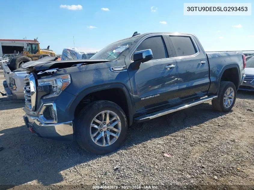 2020 GMC Sierra K1500 Slt VIN: 3GTU9DED5LG293453 Lot: 40642079