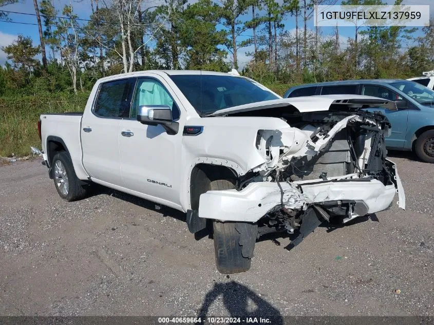 2020 GMC Sierra 1500 4Wd Short Box Denali VIN: 1GTU9FELXLZ137959 Lot: 40659664