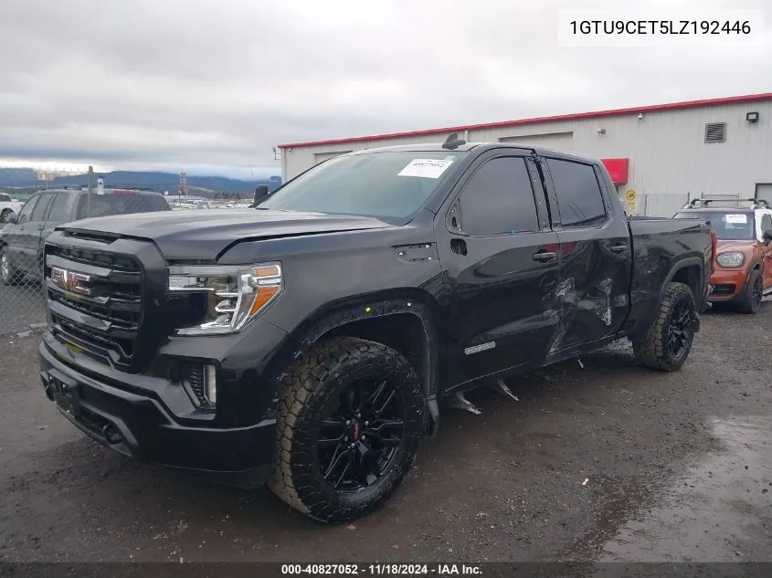 2020 GMC Sierra 1500 4Wd Short Box Elevation/4Wd Standard Box Elevation VIN: 1GTU9CET5LZ192446 Lot: 40827052