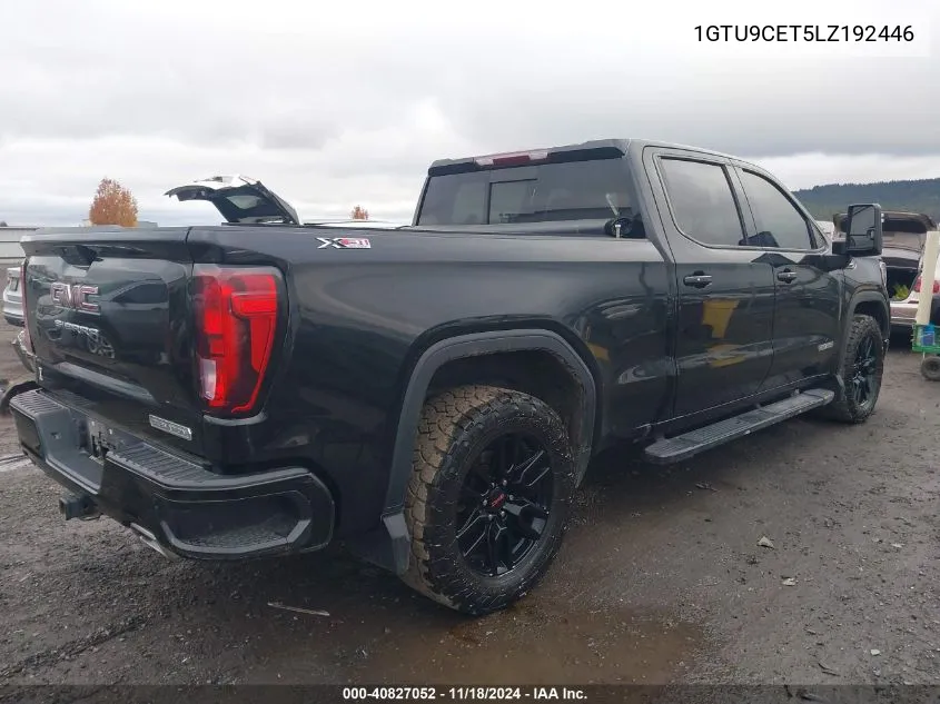 2020 GMC Sierra 1500 4Wd Short Box Elevation/4Wd Standard Box Elevation VIN: 1GTU9CET5LZ192446 Lot: 40827052