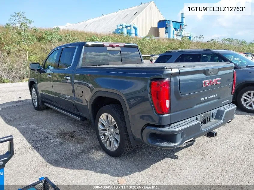 1GTU9FEL3LZ127631 2020 GMC Sierra 1500 4Wd Standard Box Denali