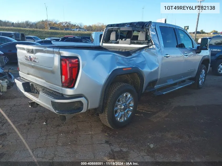 2020 GMC Sierra 2500Hd 4Wd Standard Bed Denali VIN: 1GT49REY6LF282138 Lot: 40888051