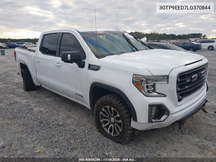 2020 GMC Sierra 1500 4Wd Short Box At4 VIN: 3GTP9EED7LG370844 Lot: 40888296