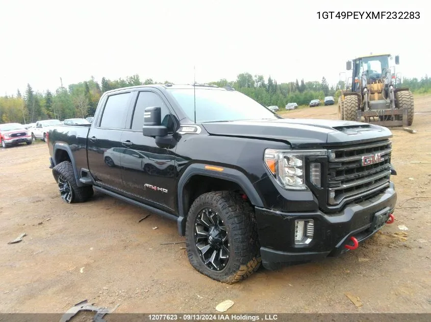 2021 GMC Sierra 2500Hd VIN: 1GT49PEYXMF232283 Lot: 12077623