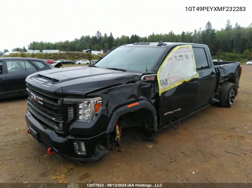 1GT49PEYXMF232283 2021 GMC Sierra 2500Hd