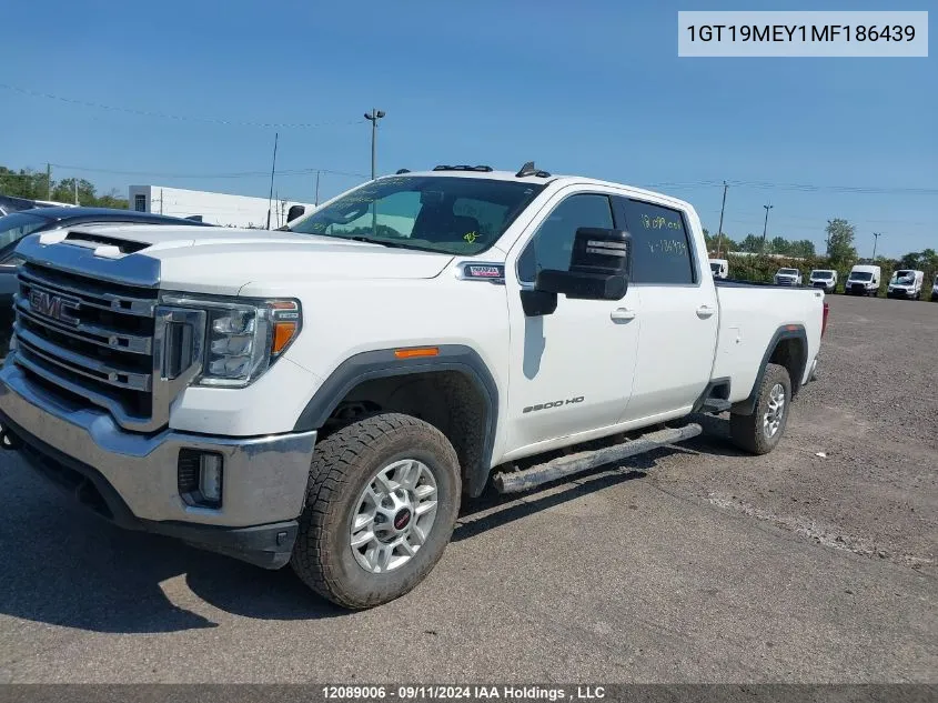 2021 GMC Sierra 2500Hd VIN: 1GT19MEY1MF186439 Lot: 12089006