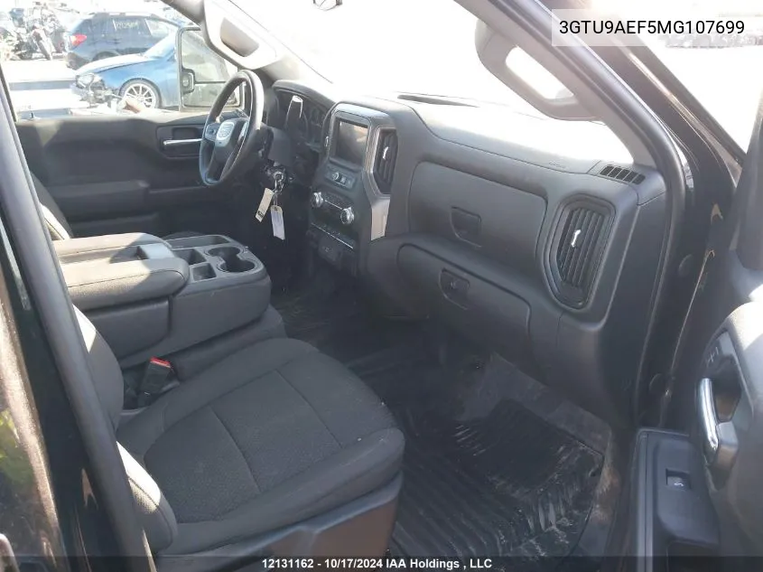 3GTU9AEF5MG107699 2021 GMC Sierra 1500