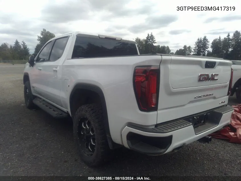 3GTP9EED3MG417319 2021 GMC Sierra 1500 At4