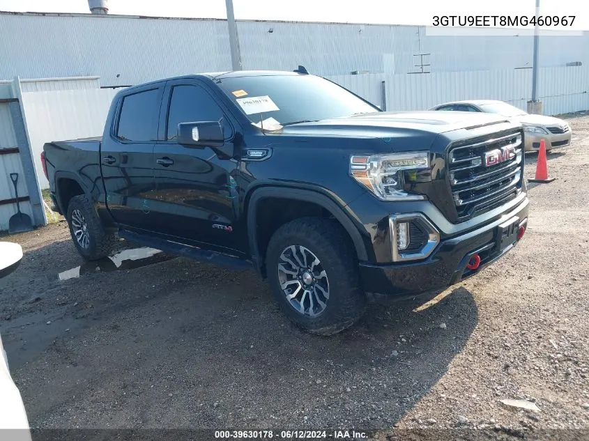 3GTU9EET8MG460967 2021 GMC Sierra 1500 4Wd Short Box At4