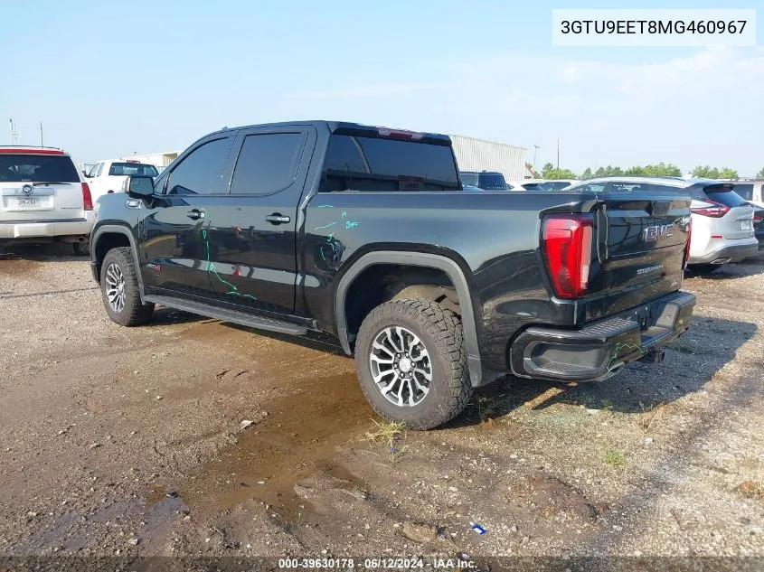 3GTU9EET8MG460967 2021 GMC Sierra 1500 4Wd Short Box At4