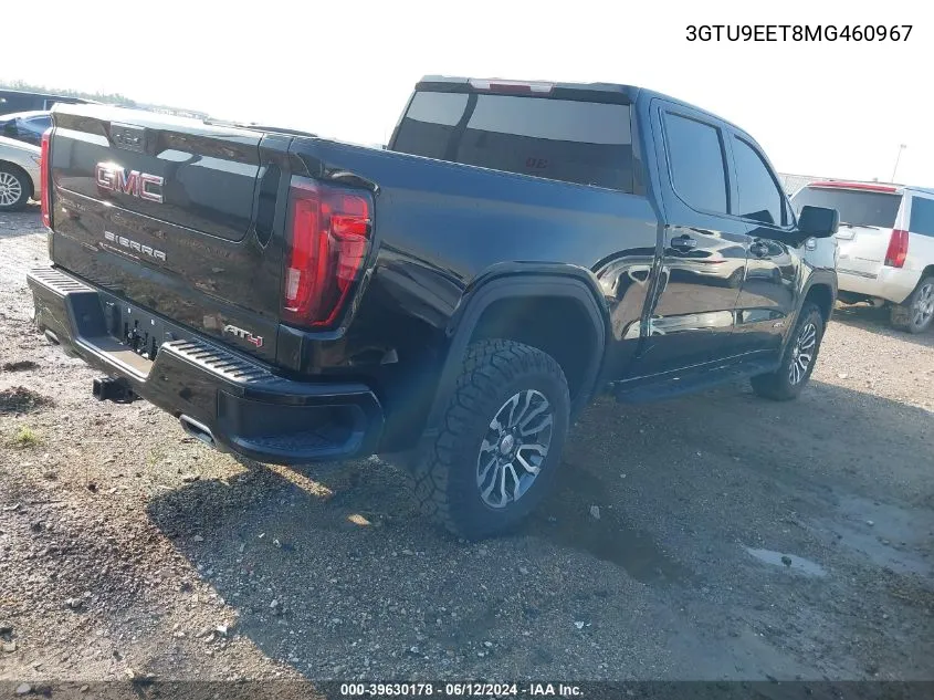 3GTU9EET8MG460967 2021 GMC Sierra 1500 4Wd Short Box At4