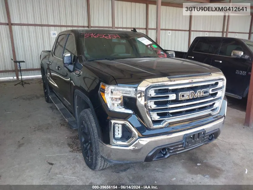 2021 GMC Sierra 1500 Slt VIN: 3GTU9DELXMG412641 Lot: 39656154