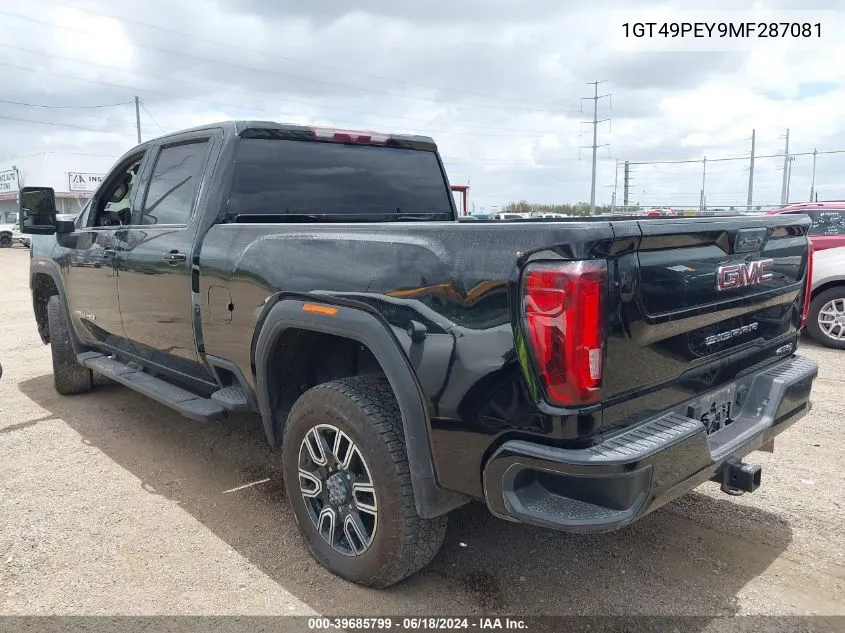 1GT49PEY9MF287081 2021 GMC Sierra 2500Hd 4Wd Standard Bed At4