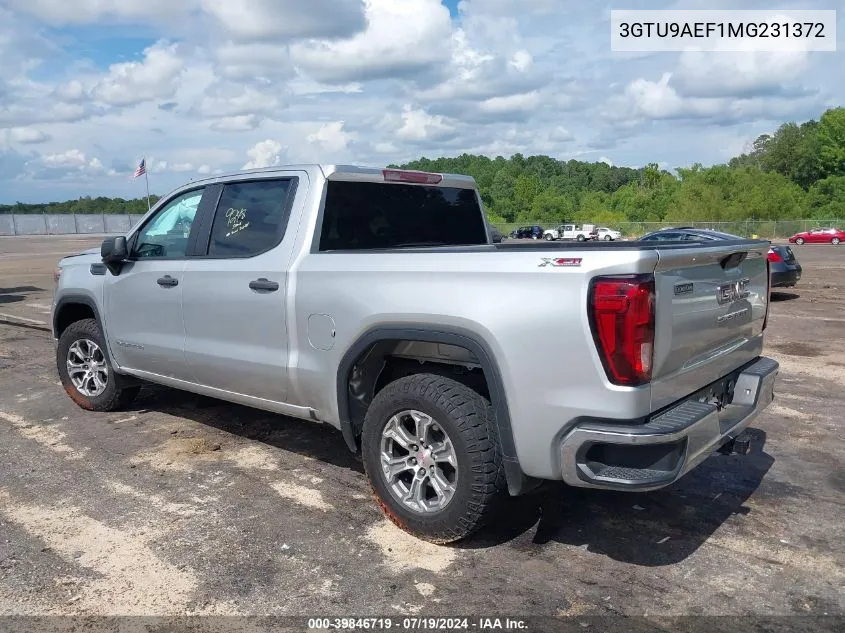 3GTU9AEF1MG231372 2021 GMC Sierra 1500 4Wd Short Box