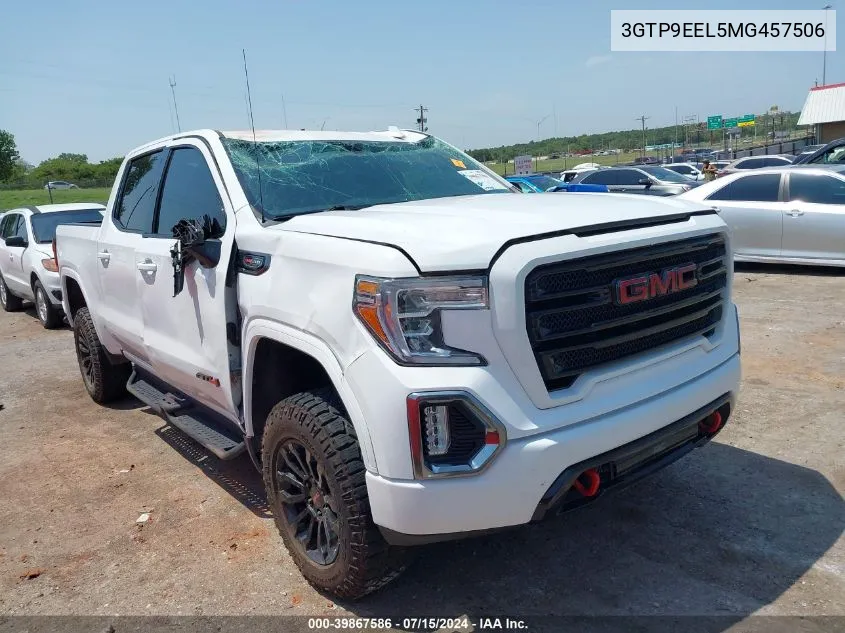 2021 GMC Sierra 1500 VIN: 3GTP9EEL5MG457506 Lot: 39867586