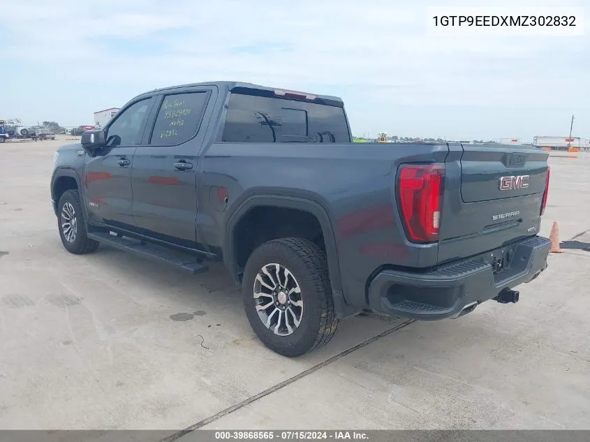 1GTP9EEDXMZ302832 2021 GMC Sierra 1500 4Wd Short Box At4