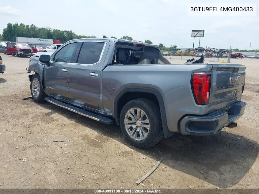 3GTU9FEL4MG400433 2021 GMC Sierra K1500 Denali