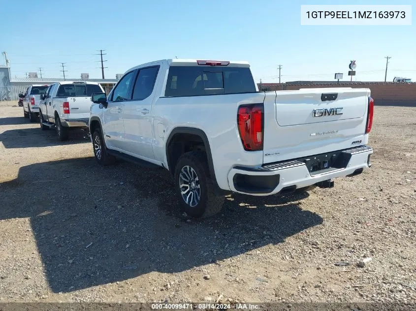 2021 GMC Sierra 1500 4Wd Short Box At4 VIN: 1GTP9EEL1MZ163973 Lot: 40099471