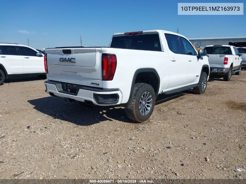 2021 GMC Sierra 1500 4Wd Short Box At4 VIN: 1GTP9EEL1MZ163973 Lot: 40099471