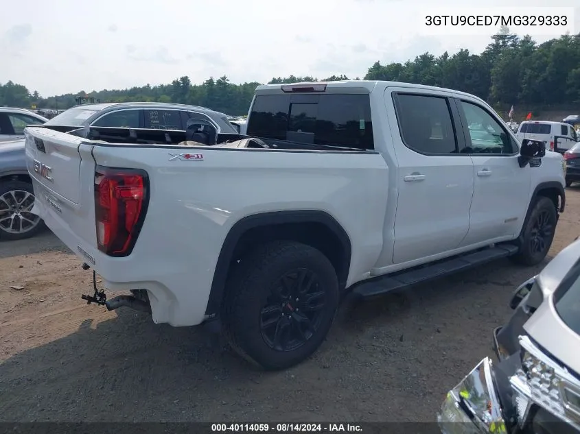 3GTU9CED7MG329333 2021 GMC Sierra 1500 4Wd Short Box Elevation/4Wd Standard Box Elevation