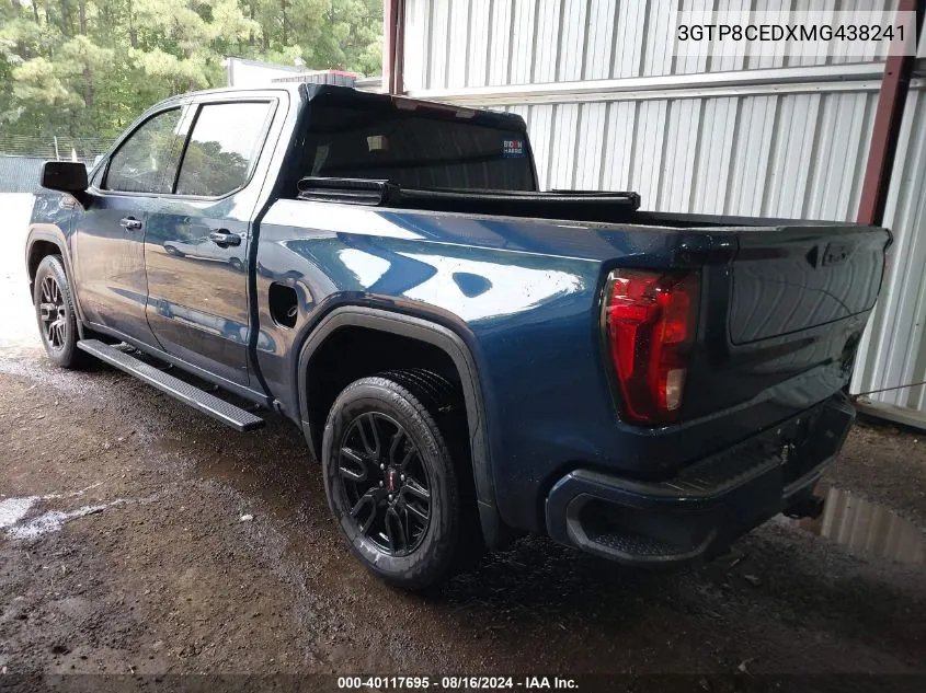 3GTP8CEDXMG438241 2021 GMC Sierra 1500 2Wd Short Box Elevation