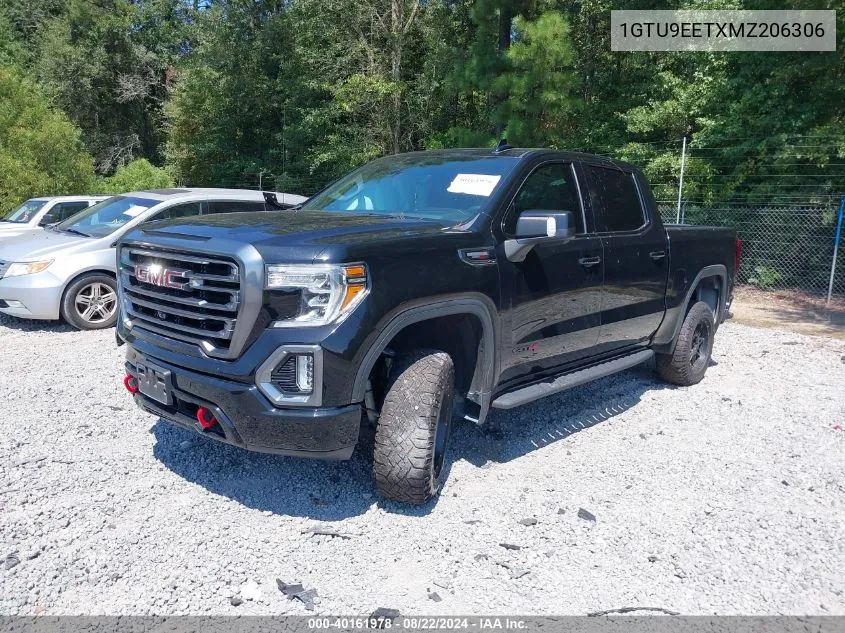 1GTU9EETXMZ206306 2021 GMC Sierra 1500 4Wd Short Box At4