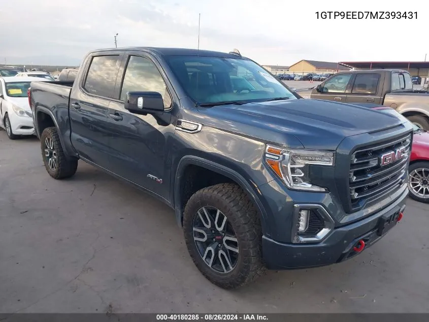 1GTP9EED7MZ393431 2021 GMC Sierra 1500 4Wd Short Box At4