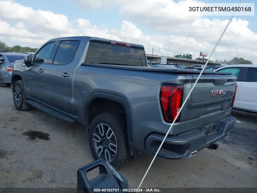 3GTU9EET5MG450168 2021 GMC Sierra 1500 4Wd Short Box At4