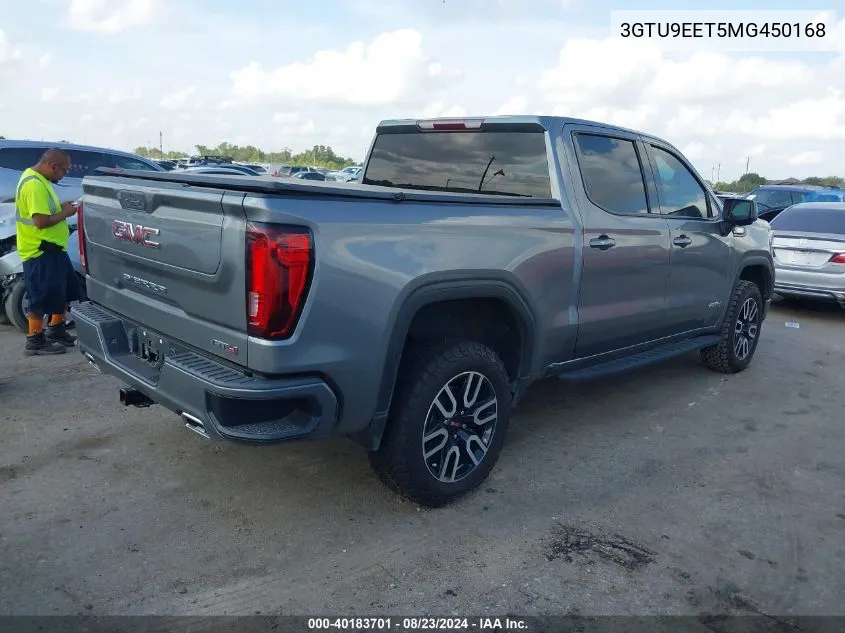 3GTU9EET5MG450168 2021 GMC Sierra 1500 4Wd Short Box At4