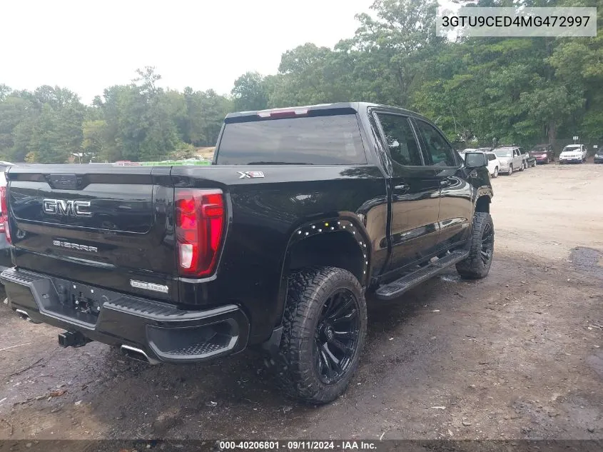 3GTU9CED4MG472997 2021 GMC Sierra 1500 4Wd Short Box Elevation