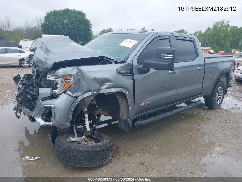 2021 GMC Sierra 1500 4Wd Short Box At4/4Wd Standard Box At4 VIN: 1GTP9EELXMZ182912 Lot: 40240375