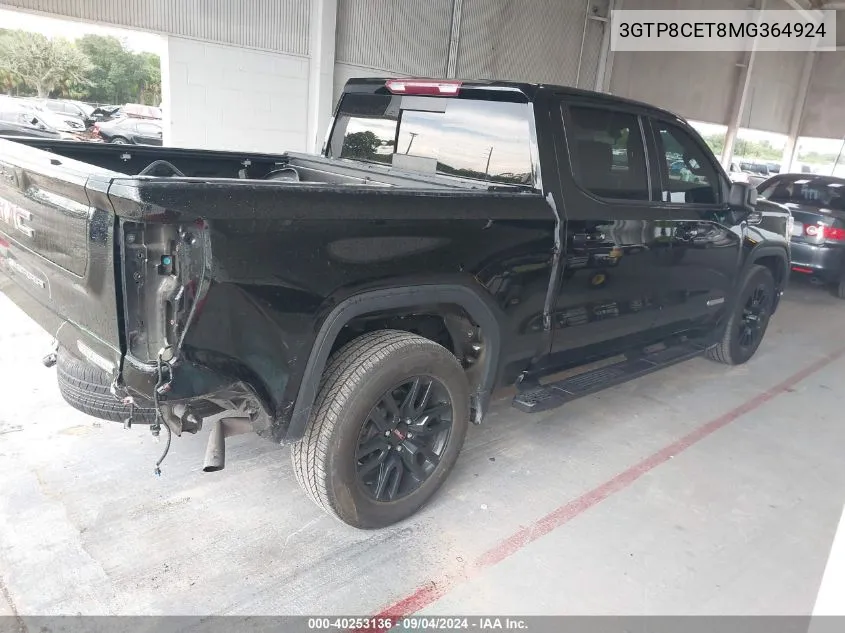 3GTP8CET8MG364924 2021 GMC Sierra 1500 C1500 Elevation