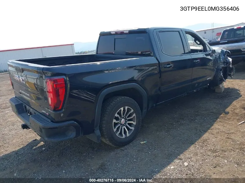 3GTP9EEL0MG356406 2021 GMC Sierra 1500 4Wd Short Box At4