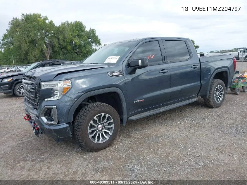 1GTU9EET1MZ204797 2021 GMC Sierra K1500 At4