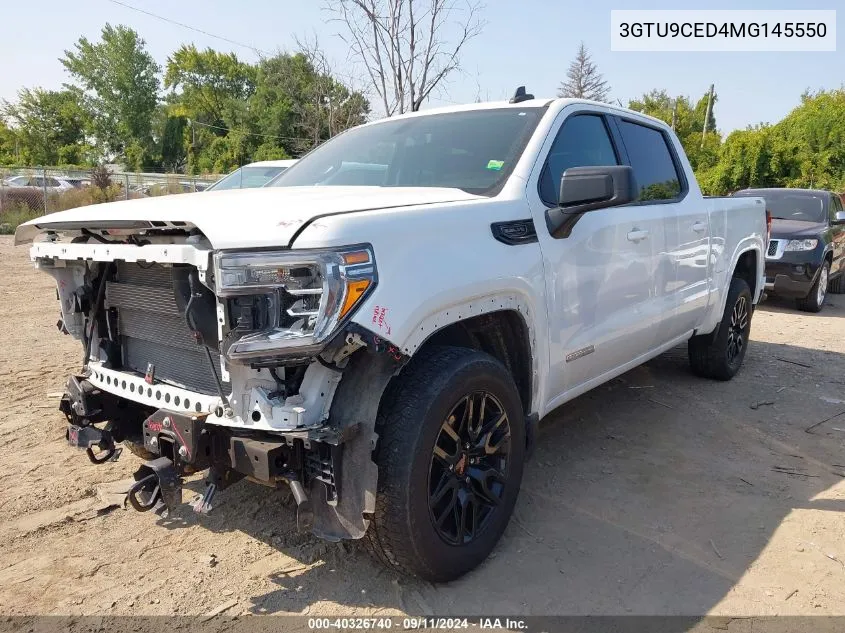 2021 GMC Sierra 1500 4Wd Short Box Elevation VIN: 3GTU9CED4MG145550 Lot: 40326740