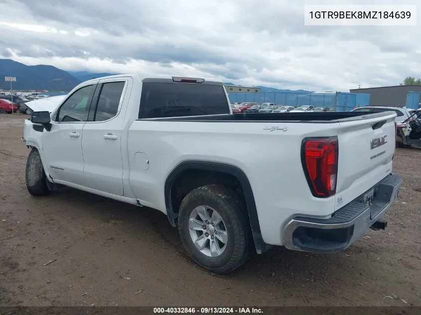 1GTR9BEK8MZ184639 2021 GMC Sierra K1500 Sle