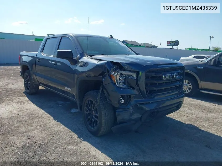 1GTU9CED1MZ435339 2021 GMC Sierra 1500 4Wd Short Box Elevation