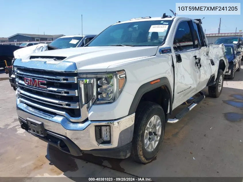 1GT59ME7XMF241205 2021 GMC Sierra 2500Hd 4Wd Double Cab Standard Bed Sle